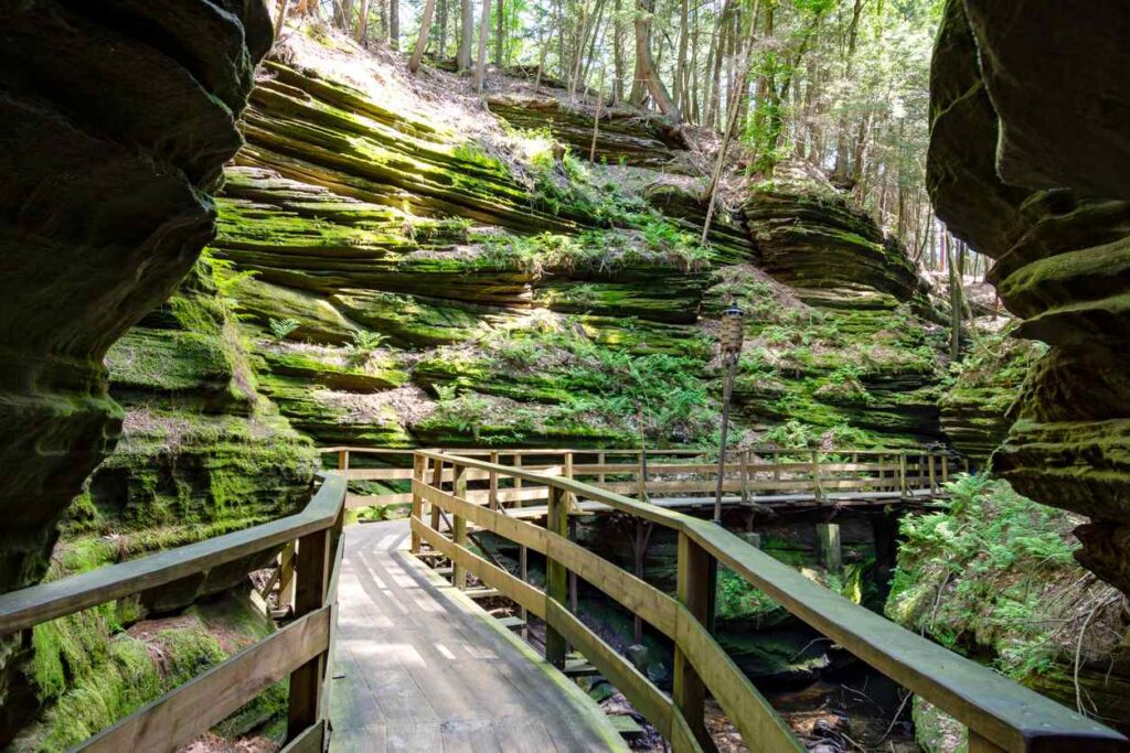 Bridge in the Wisconsin Dells