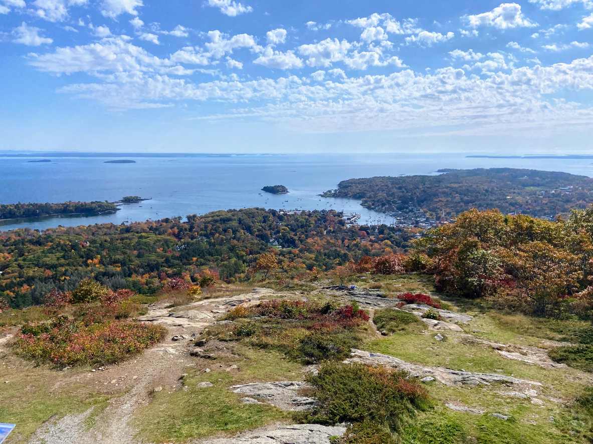 Camden, Maine view over a body of water